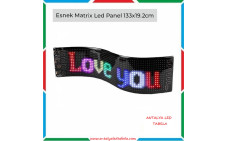 Esnek Matrix Led Panel Tabela Kayan Yazı 133-19.2 cm