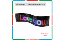 Esnek Matrix Led Panel Tabela Kayan Yazı 176.2 x 19.2 cm