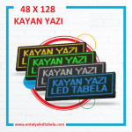 48 x 128 Renkli Kayan Yazı