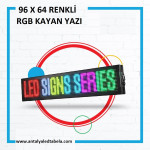 96 x 64 Renkli RGB Kayan Yazı