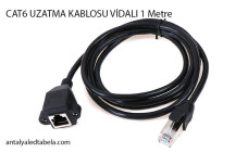 CAT6 UZATMA KABLOSU VİDALI 1 Metre