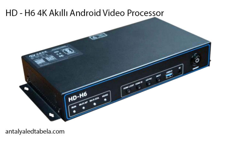 HD - H6 4K Akıllı Android Video Processor