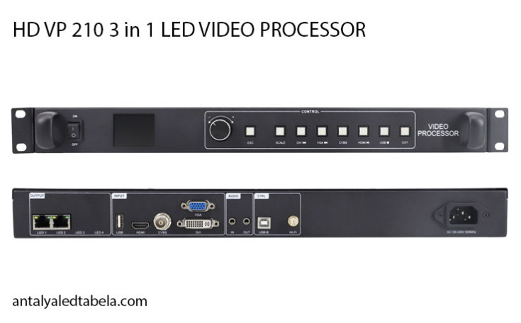 HD VP 210 3 in 1 LED VIDEO PROCESSOR