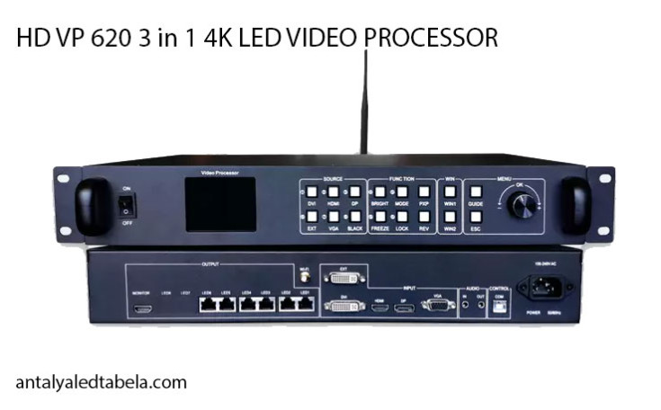 HD VP 620 3 in 1 4K LED VIDEO PROCESSOR