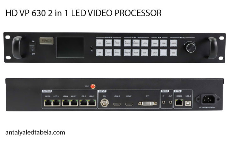 HD VP 630 2 in 1 LED VIDEO PROCESSOR