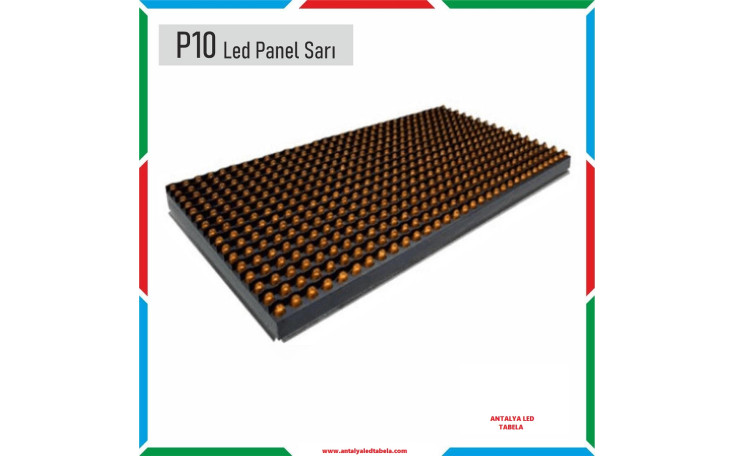 P10 Led Panel Sarı