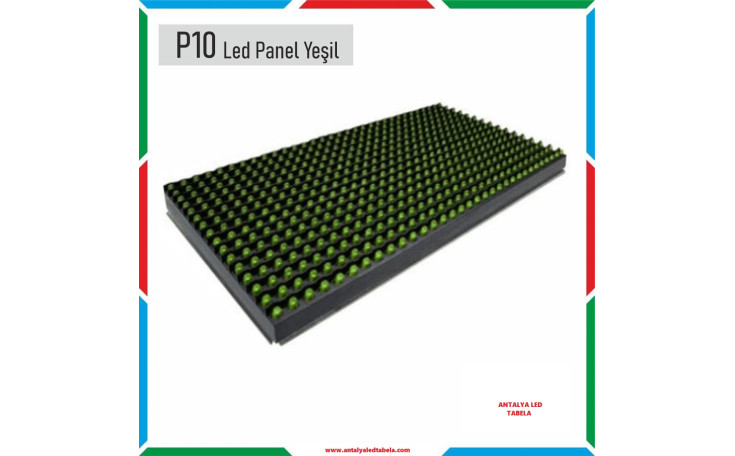 P10 Led Panel Yeşil