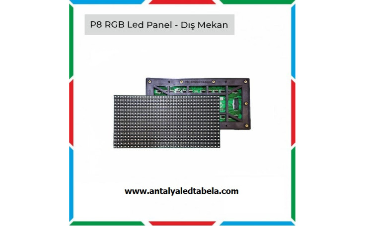 P8 RGB LED PANEL DIŞ MEKAN